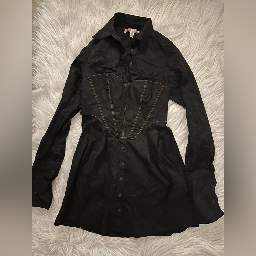 Urban Outfitter Taurus Corset Shirt Dress